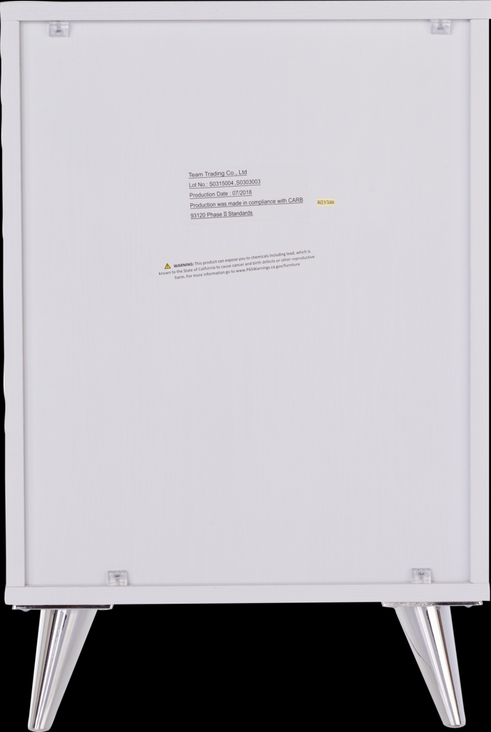 Arnoldell White Nightstand - Thumbnail - Image 4