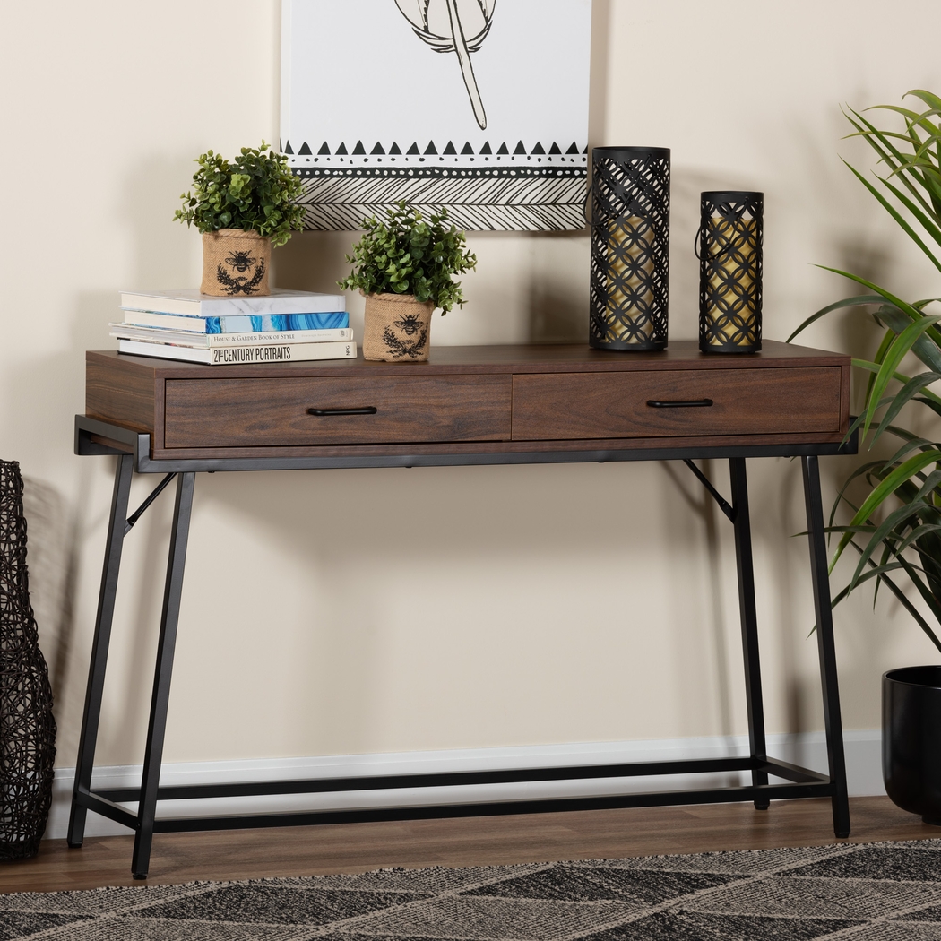 Aronca Brown Sofa Table - Thumbnail - Image 2