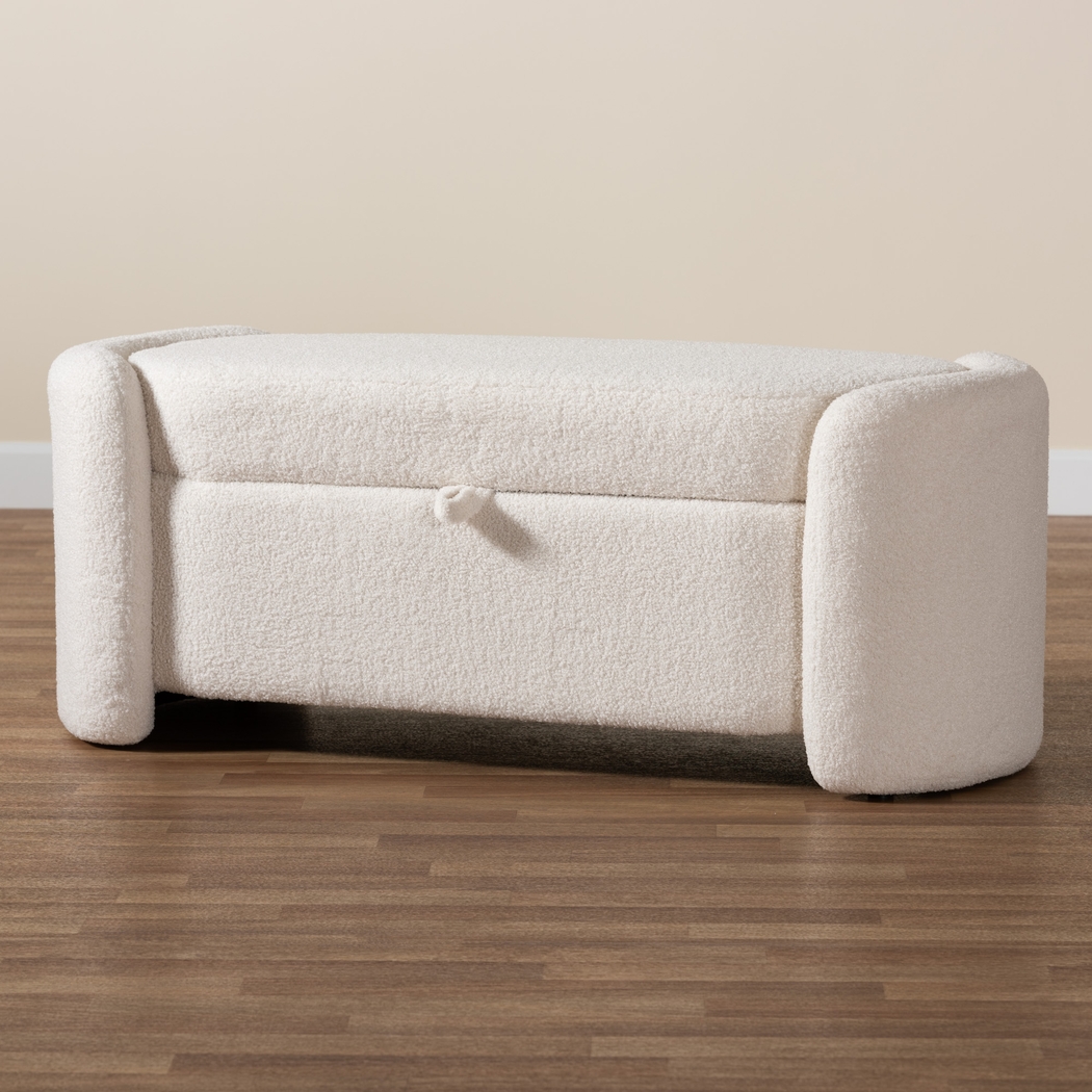 Arpieka Ivory Storage Bench - Thumbnail - Image 9