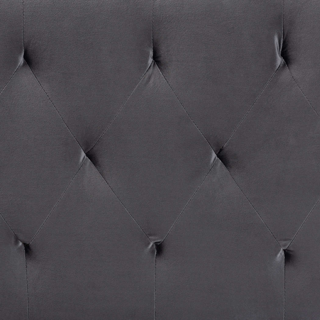 Arpino Gray King Upholstered Headboard - Thumbnail - Image 4