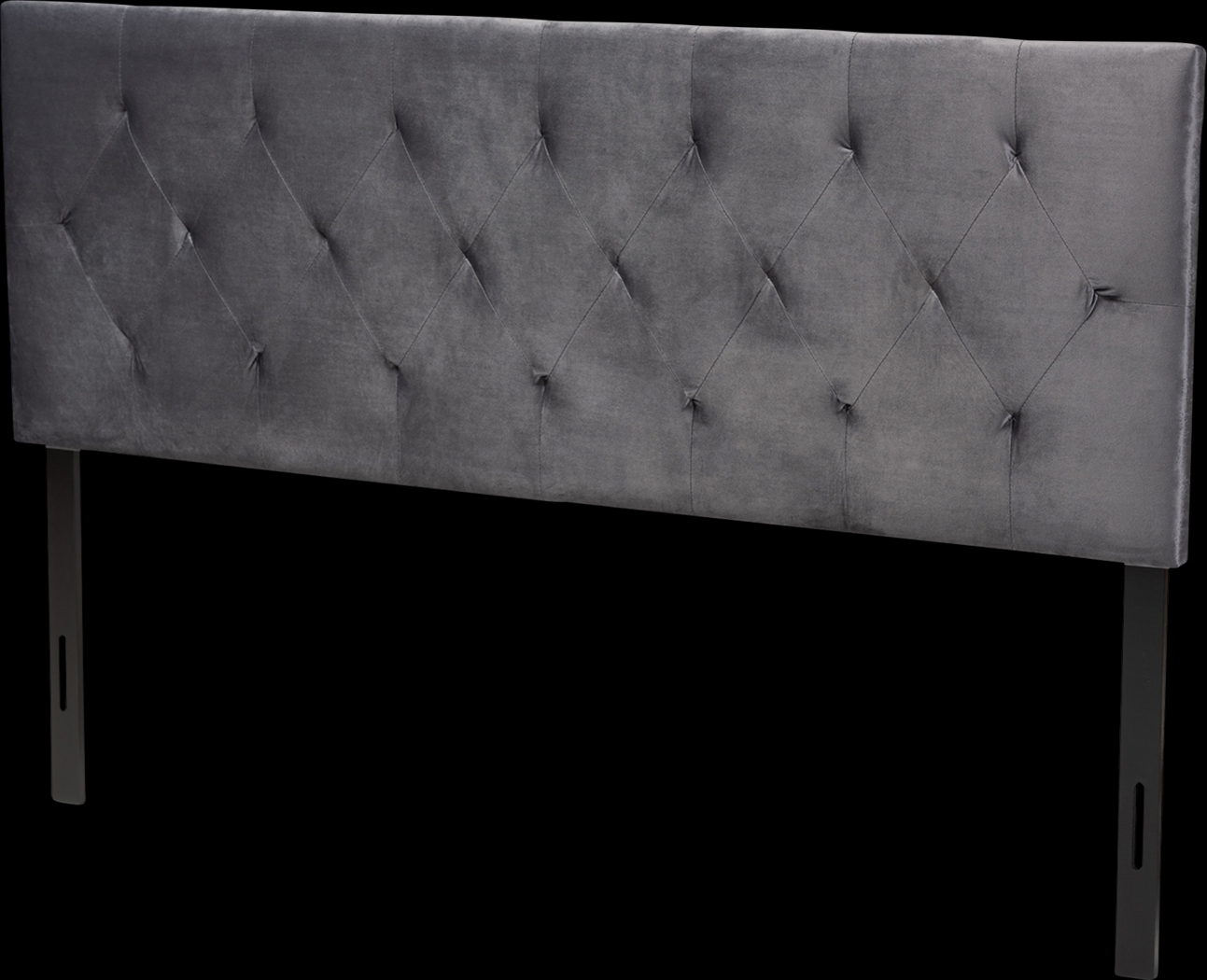 Arpino Gray King Upholstered Headboard - Thumbnail - Image 1