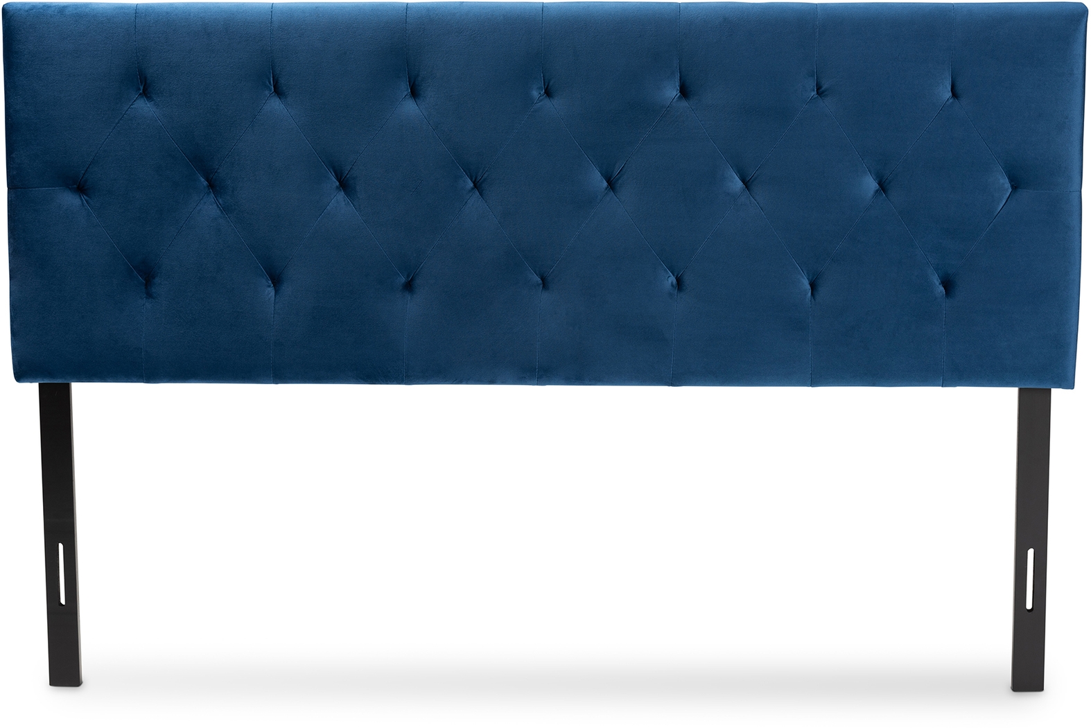 Arpino Navy Blue King Upholstered Headboard - Thumbnail - Image 3