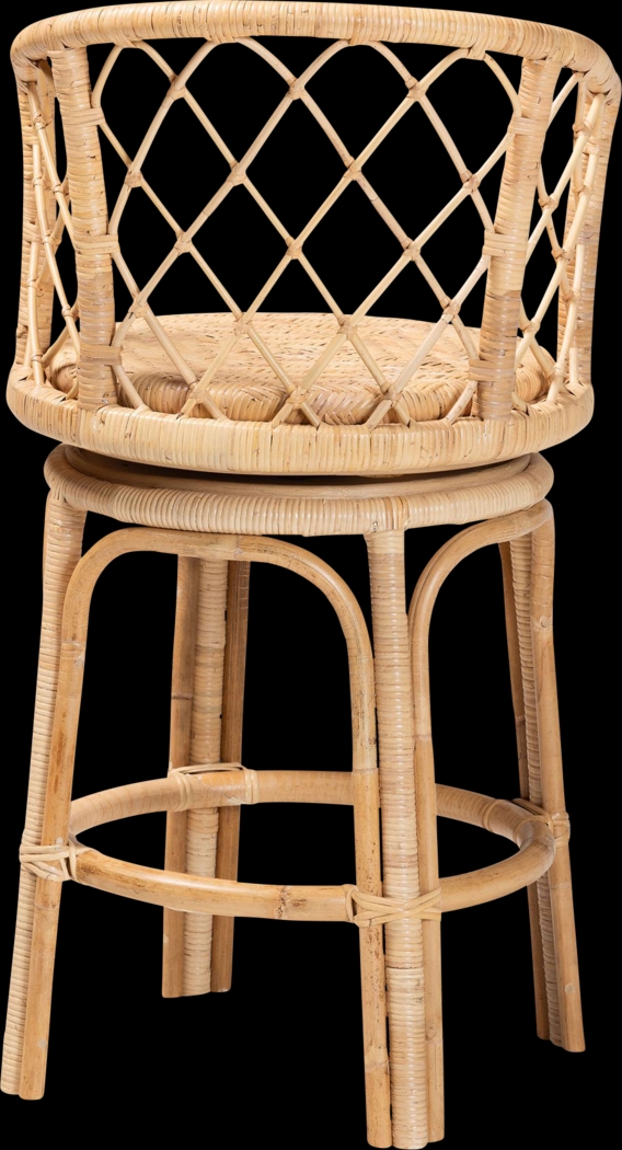 Arrigonie Natural Swivel Counter Height Stool - Thumbnail - Image 6