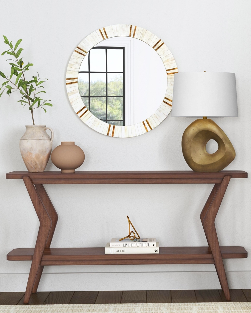 Arronda Brown Console Table - Thumbnail - Image 2