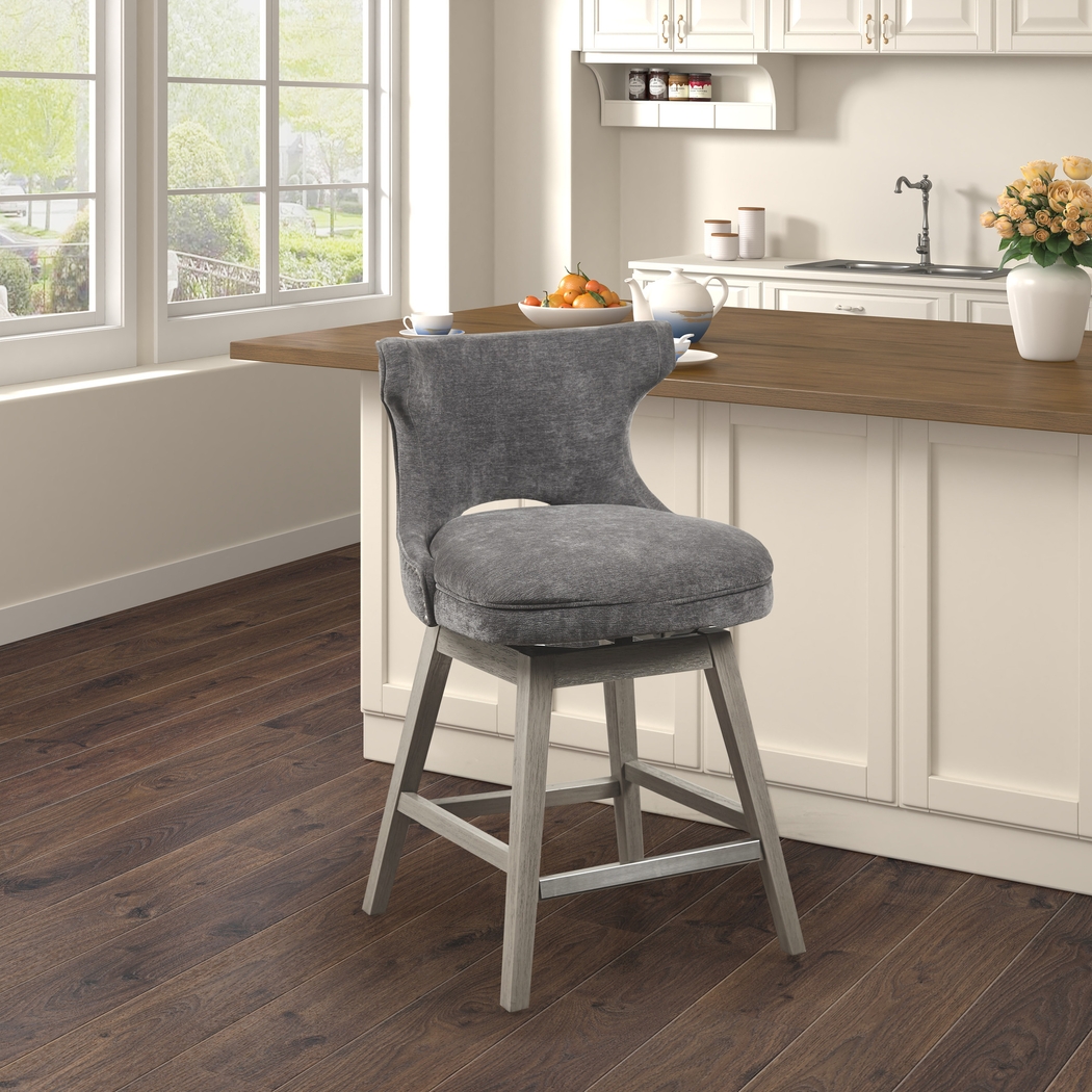Arrowana Charcoal Counter Height Stool - Thumbnail - Image 7