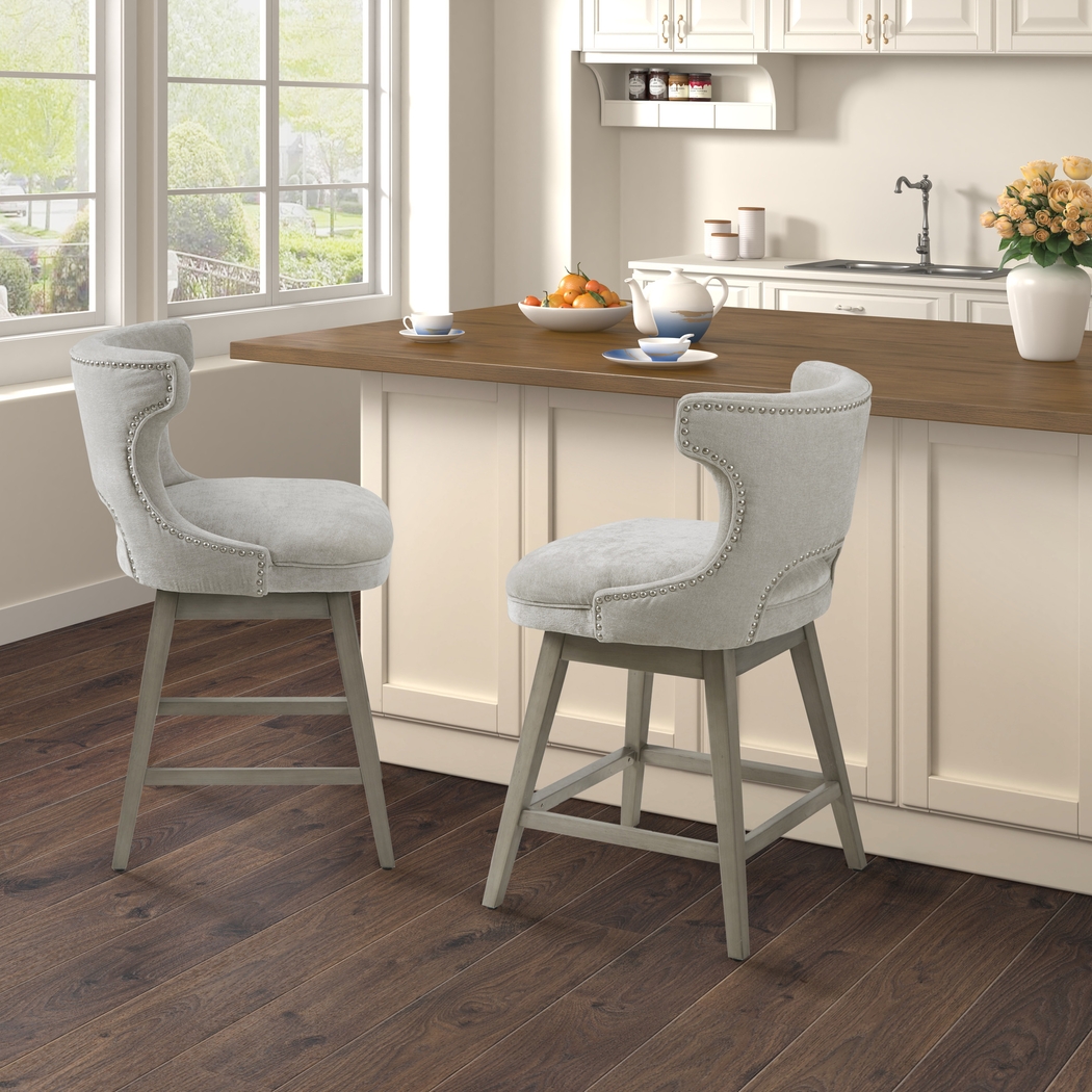 Arrowana Gray Counter Height Stool - Thumbnail - Image 7