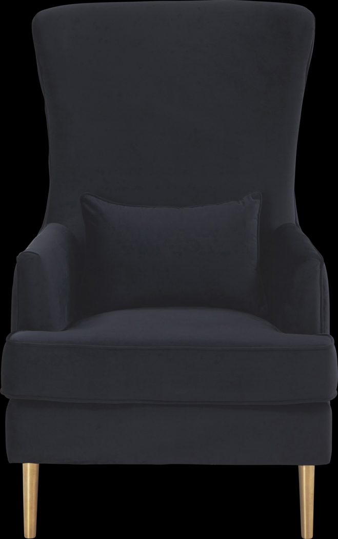Arrowship Black Accent Chair - Thumbnail - Image 5
