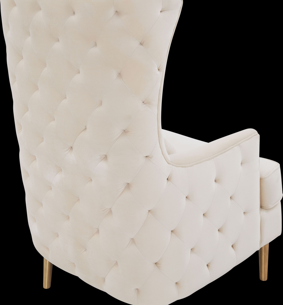 Arrowship Cream Accent Chair - Thumbnail - Image 3