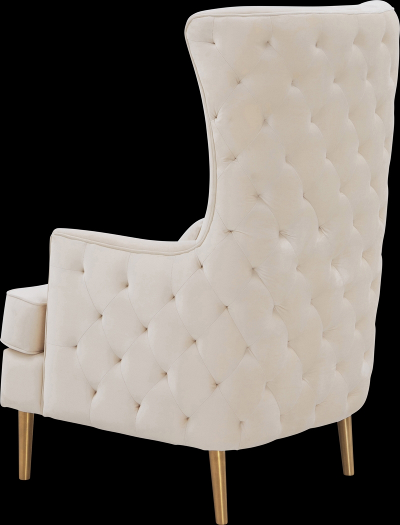 Arrowship Cream Accent Chair - Thumbnail - Image 4