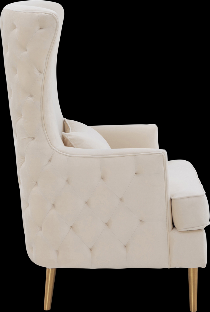 Arrowship Cream Accent Chair - Thumbnail - Image 5