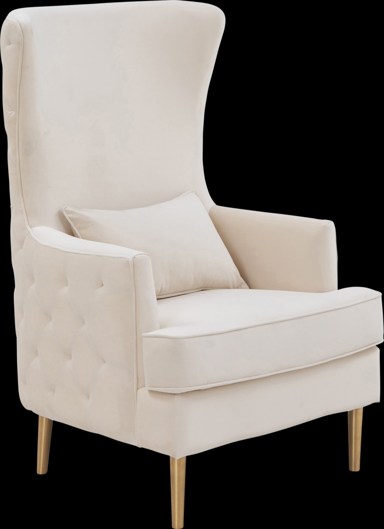 Arrowship Cream Accent Chair - Thumbnail - Image 1