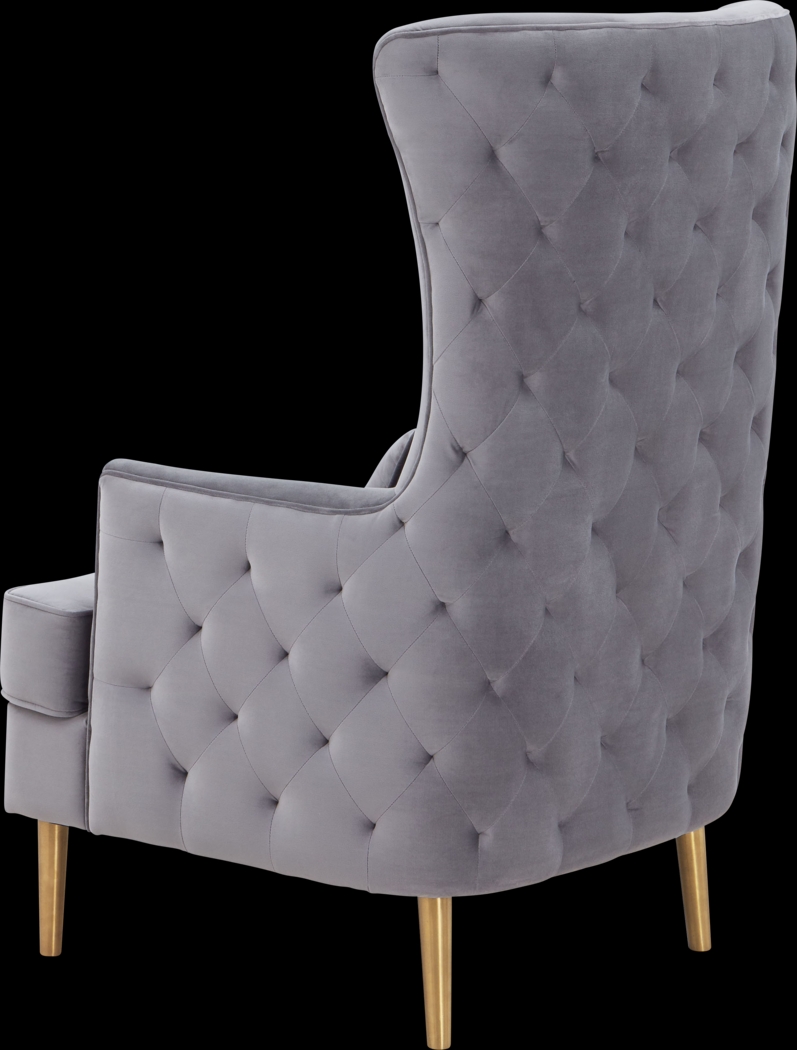 Arrowship Gray Accent Chair - Thumbnail - Image 3