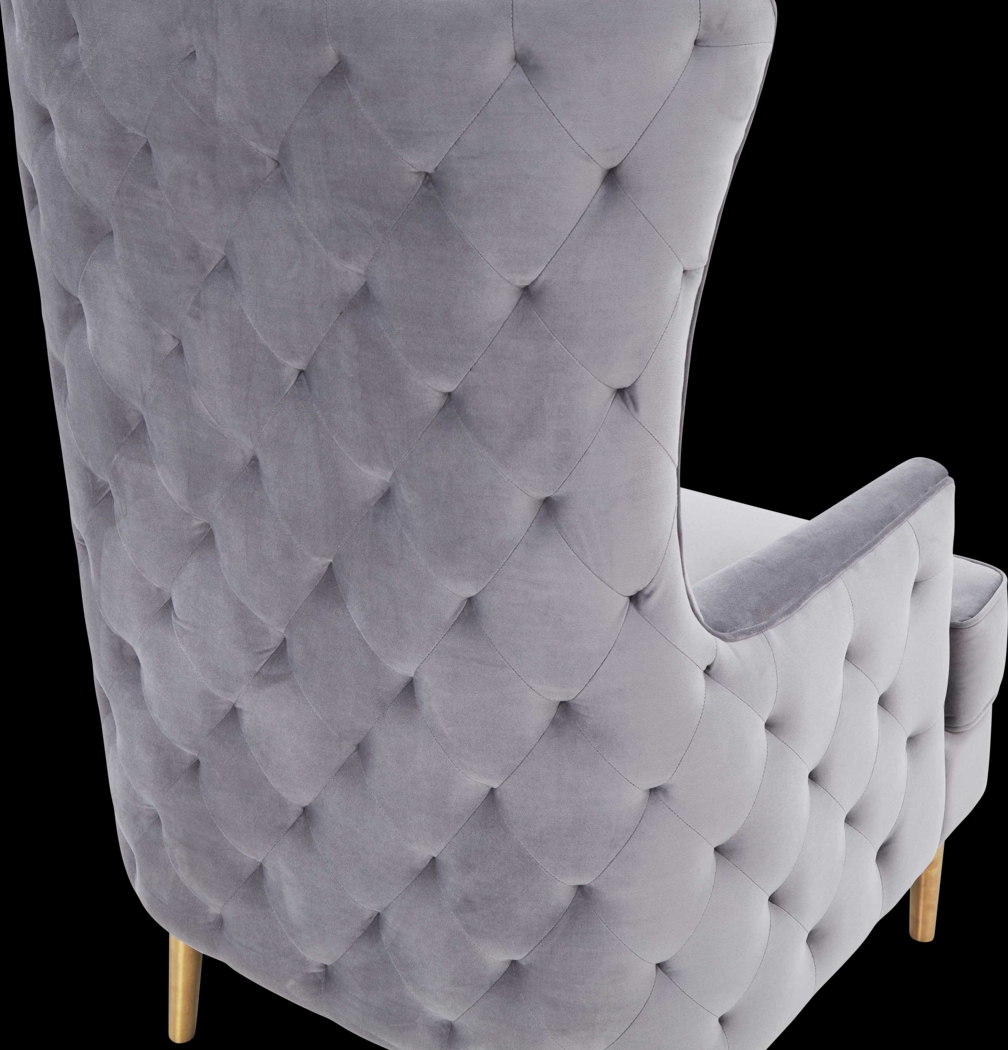 Arrowship Gray Accent Chair - Thumbnail - Image 6