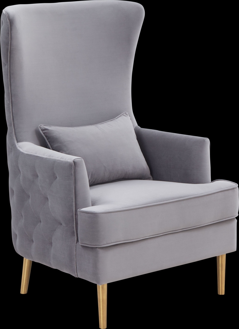 Arrowship Gray Accent Chair - Thumbnail - Image 1