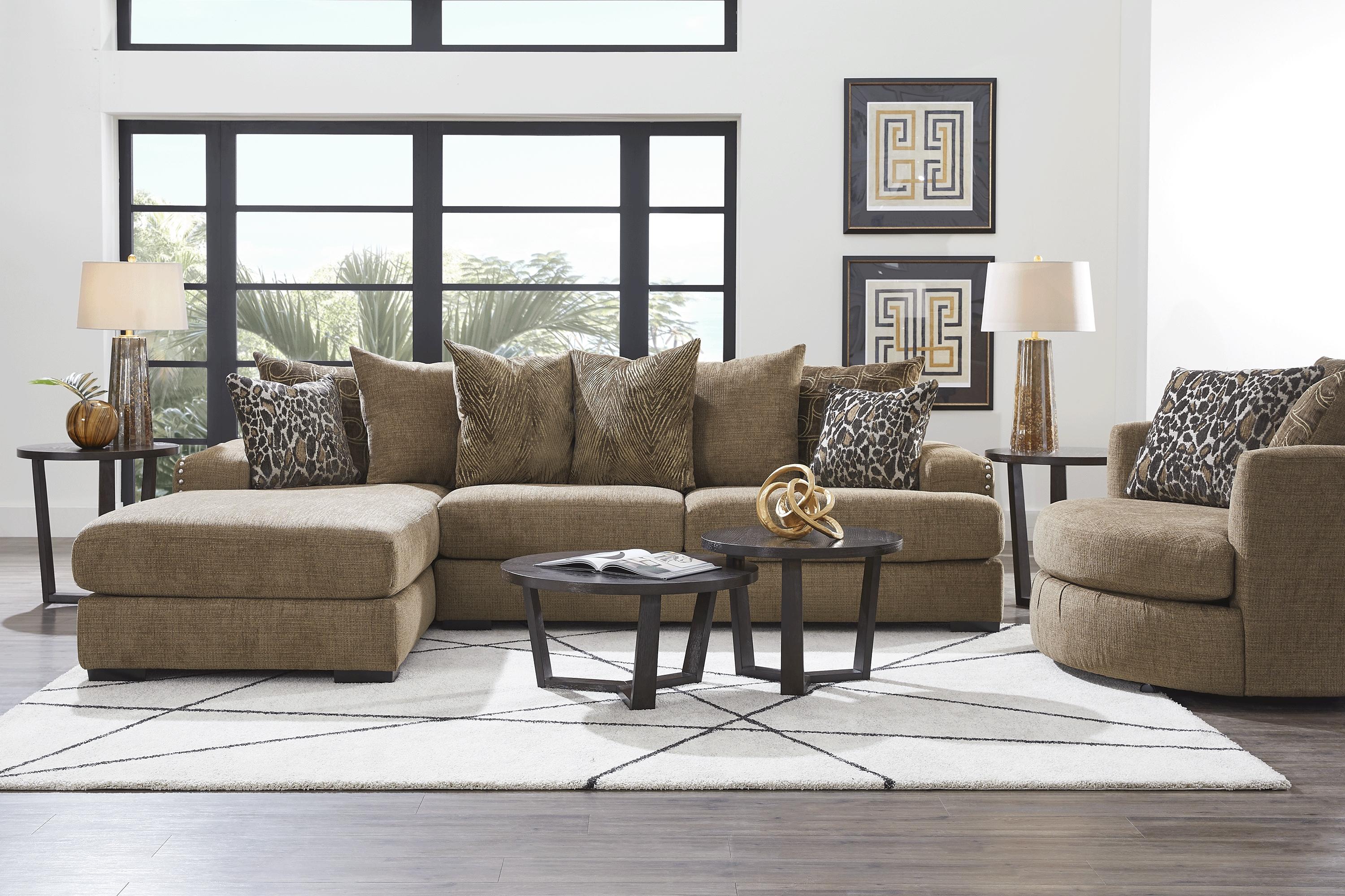 Arroyo Brown 2 Pc Sectional - Thumbnail - Image 2