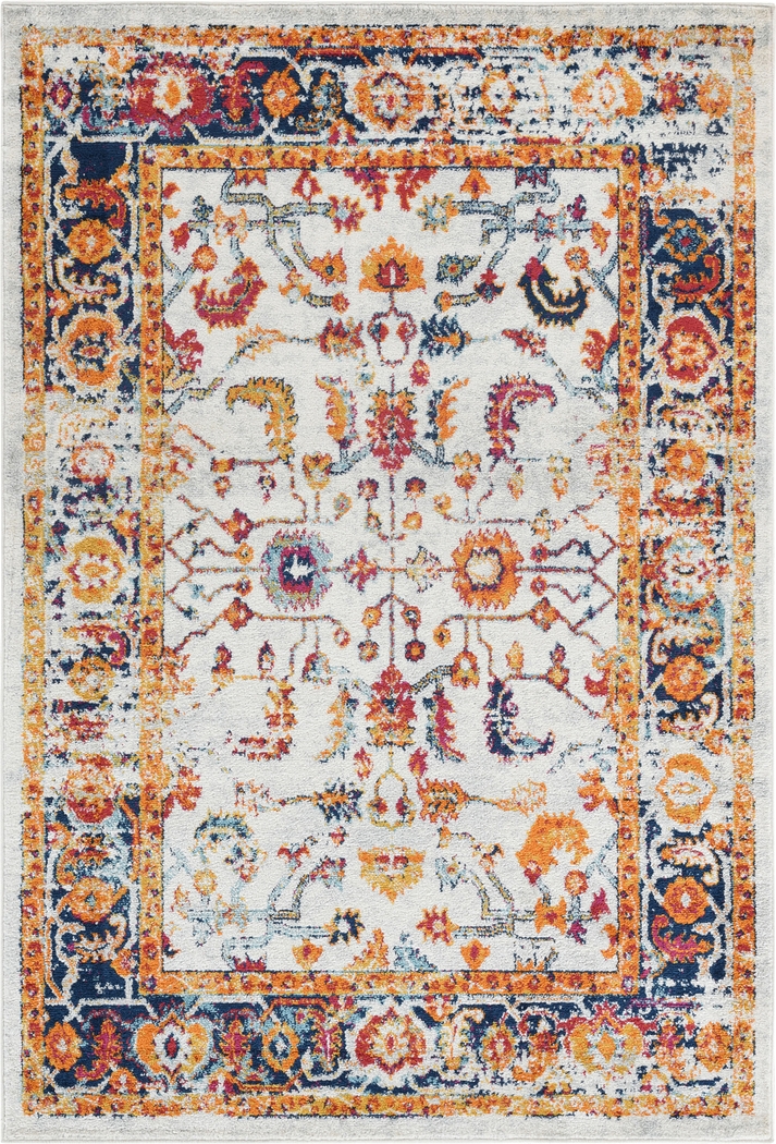 Arrus Ivory 8'9 x 11'9 Rug - Thumbnail - Image 1