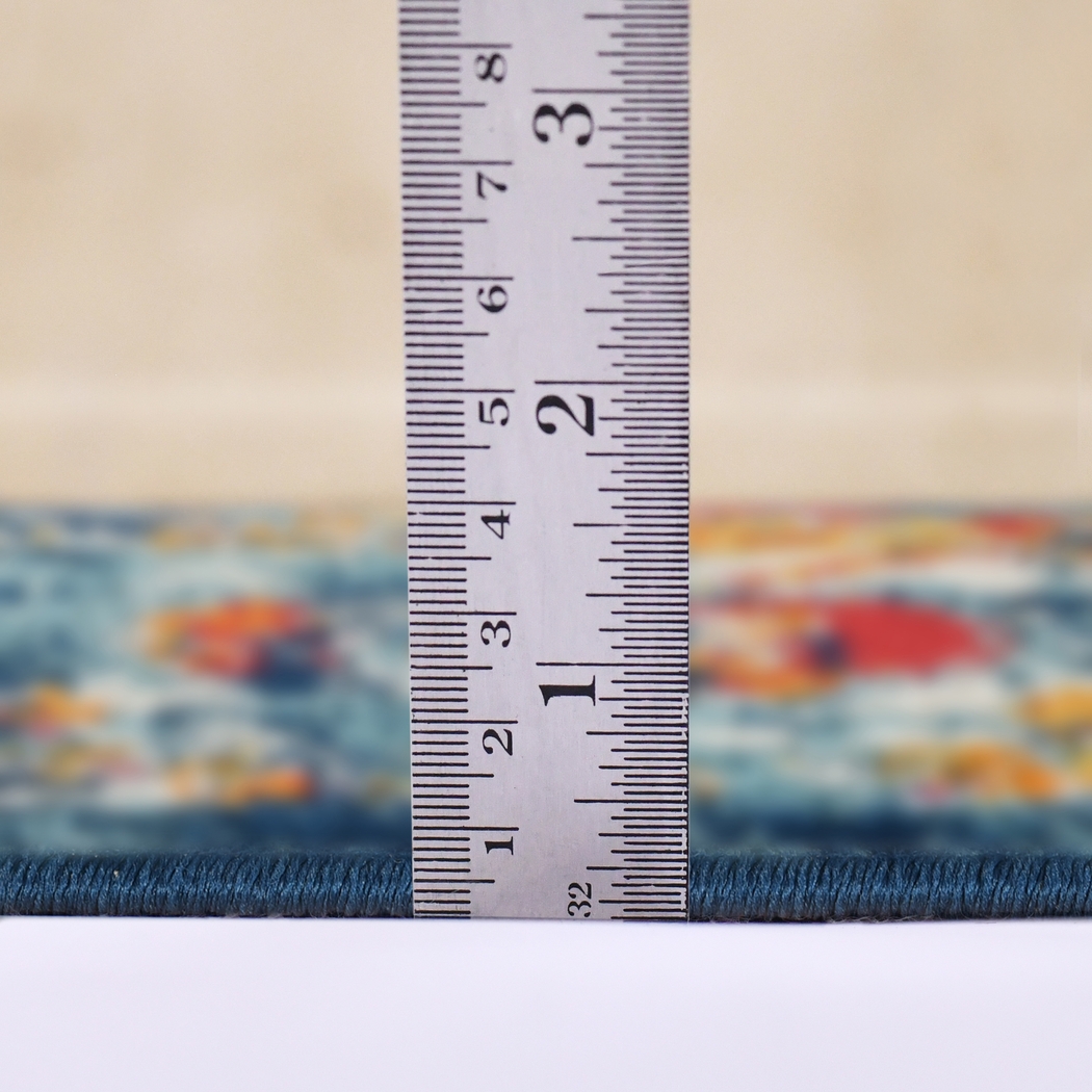 Arrus Navy 8'9 x 11'9 Rug - Thumbnail - Image 7