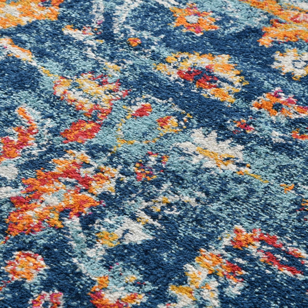 Arrus Navy 8'9 x 11'9 Rug - Thumbnail - Image 4