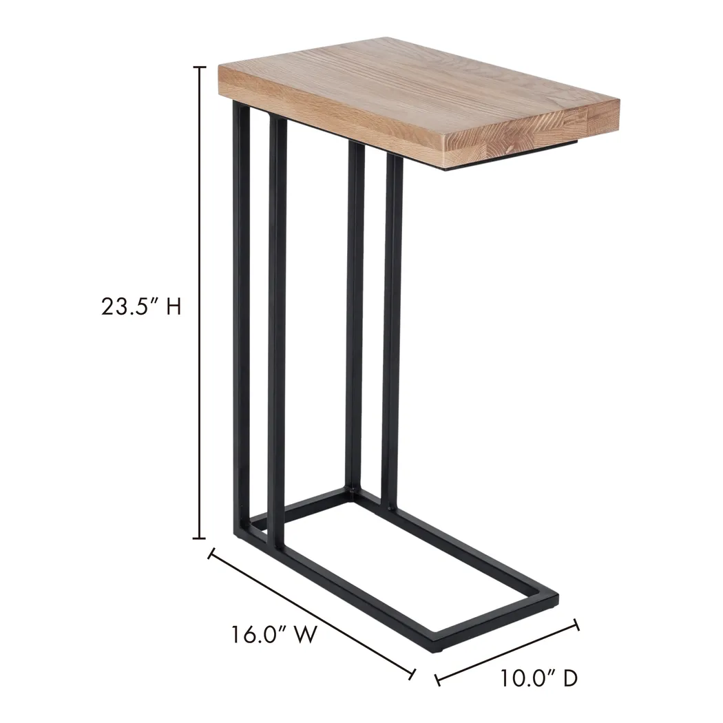 Arsenea Natural End Table - Thumbnail - Image 2