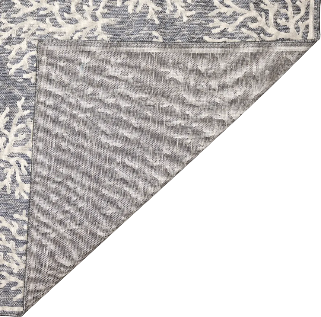 Arshall Blue 5'3 x 7'3 Indoor/Outdoor Rug - Thumbnail - Image 6