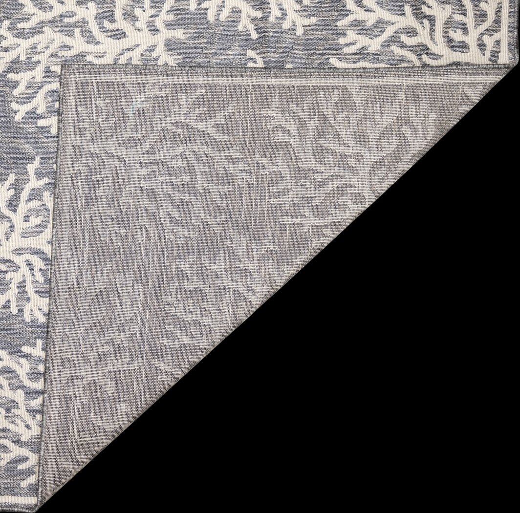 Arshall Blue 7'10 x 9'10 Indoor/Outdoor Rug - Thumbnail - Image 6