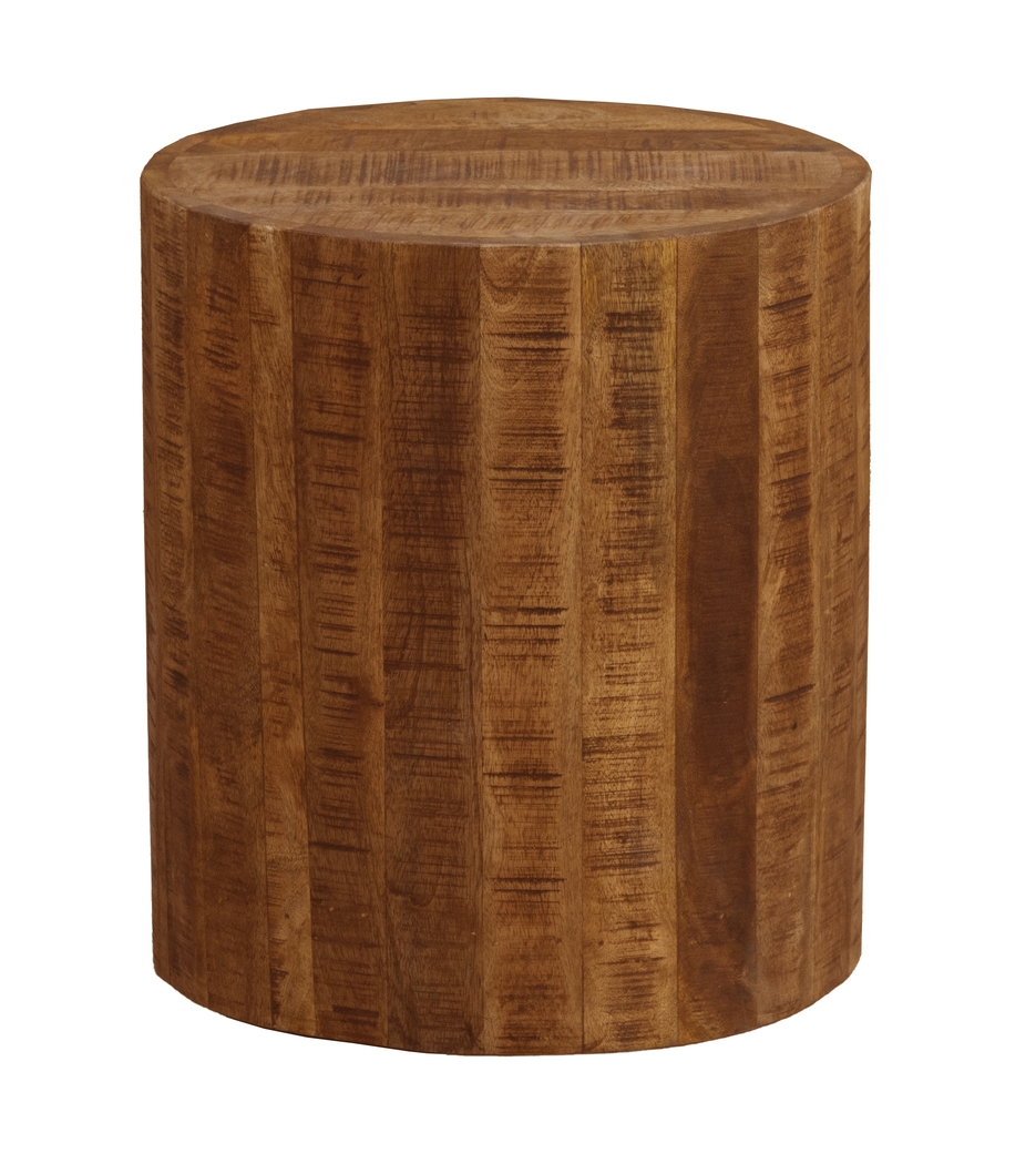 Arstela Brown Accent Stool - Thumbnail - Image 3