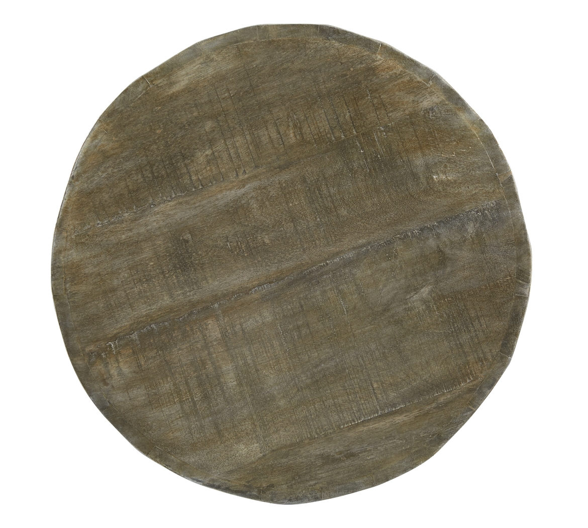 Arstela Gray Accent Stool - Thumbnail - Image 4