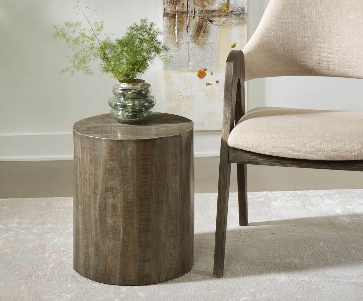 Arstela Gray Accent Stool - Thumbnail - Image 6