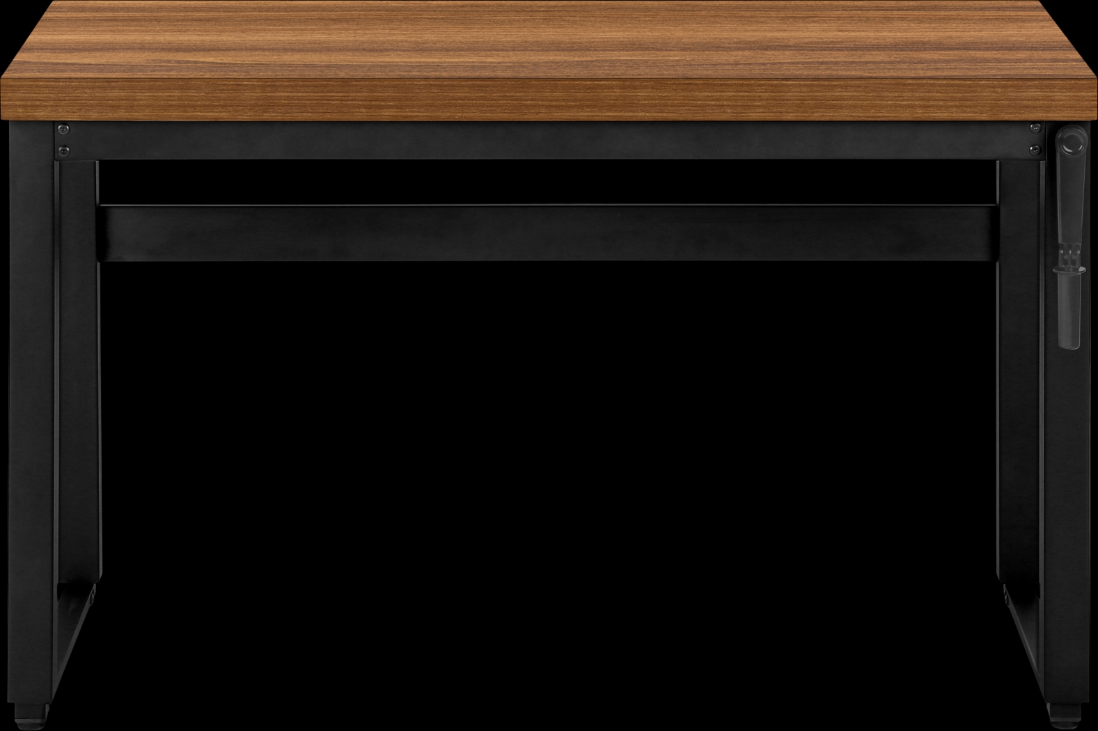 Artaban Walnut Height Adjustable Desk - Thumbnail - Image 1