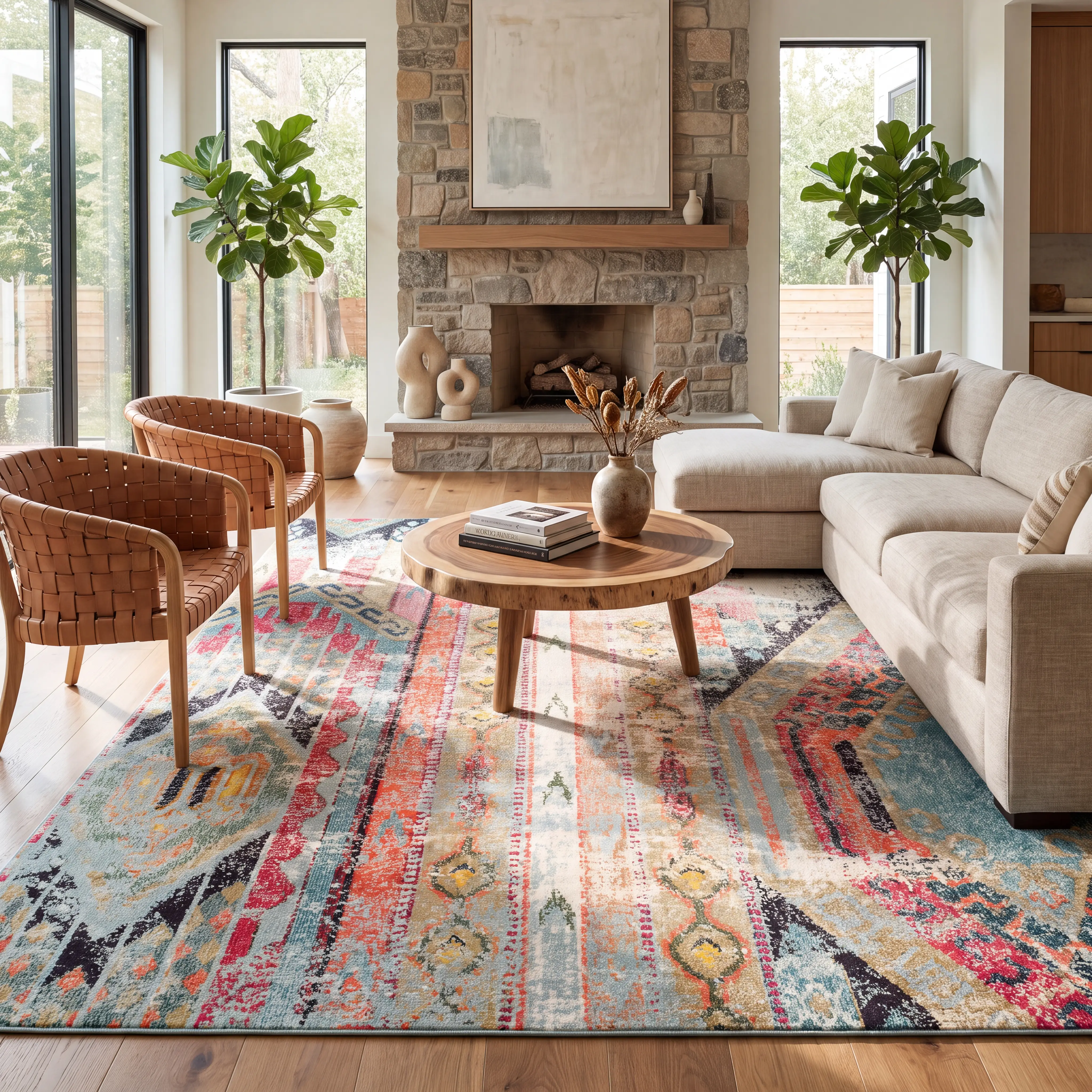 Artesia Beige 8' x 11' Rug - Thumbnail - Image 3
