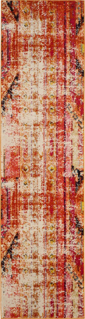 Artesia Orange 2'2 x 10' Rug - Thumbnail - Image 1