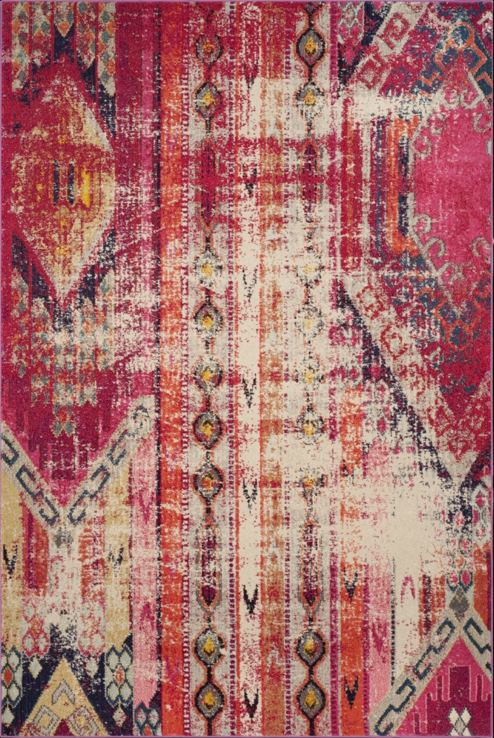 Artesia Pink 5'1 x 7'7 Rug - Thumbnail - Image 1
