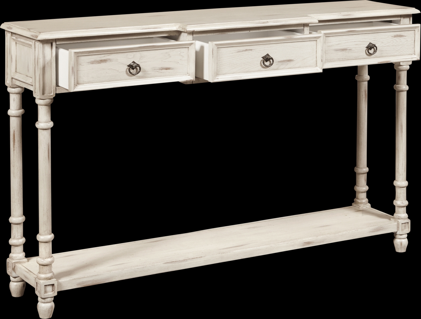 Arthington White Sofa Table - Thumbnail - Image 2