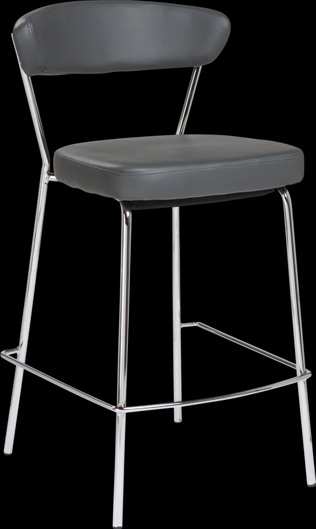 Artigale Gray Counter Stool, Set of 2 - Thumbnail - Image 3