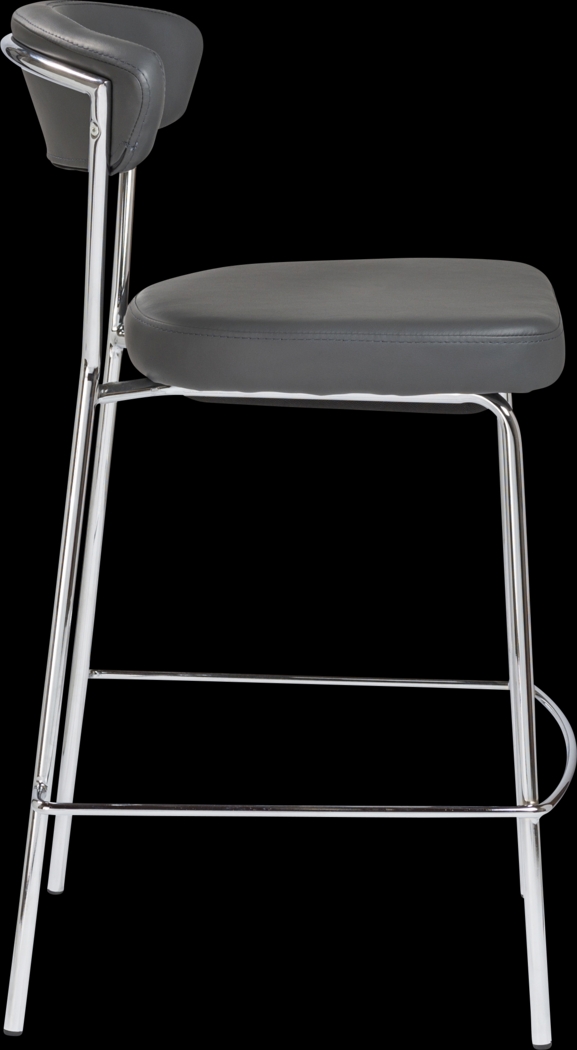 Artigale Gray Counter Stool, Set of 2 - Thumbnail - Image 4