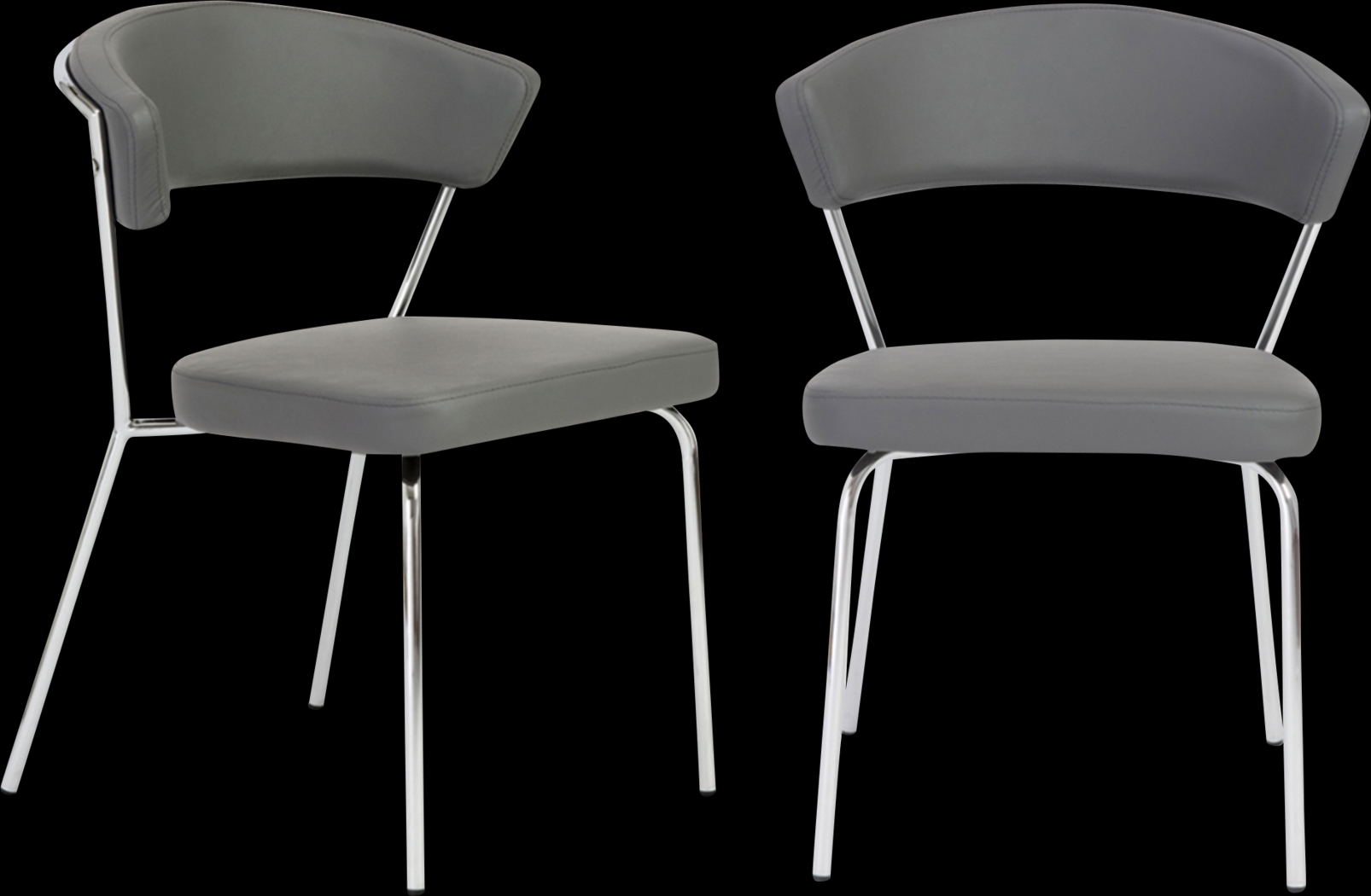 Artigale Gray Dining Chair, Set of 2 - Thumbnail - Image 1