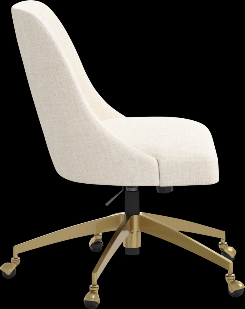 Artlane Cream Desk Chair - Thumbnail - Image 3