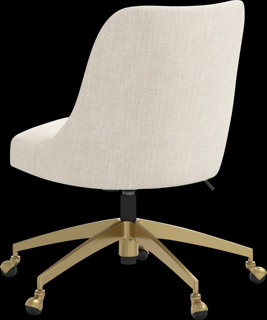 Artlane Cream Desk Chair - Thumbnail - Image 4