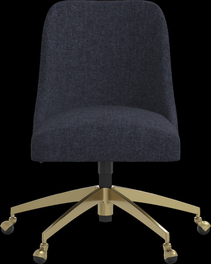 Artlane Dark Blue Desk Chair - Thumbnail - Image 2