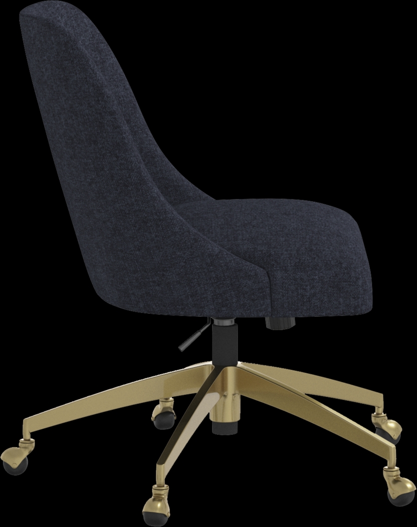 Artlane Dark Blue Desk Chair - Thumbnail - Image 3