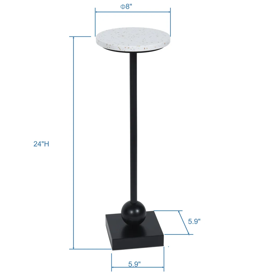 Artmir White Accent Table - Thumbnail - Image 4