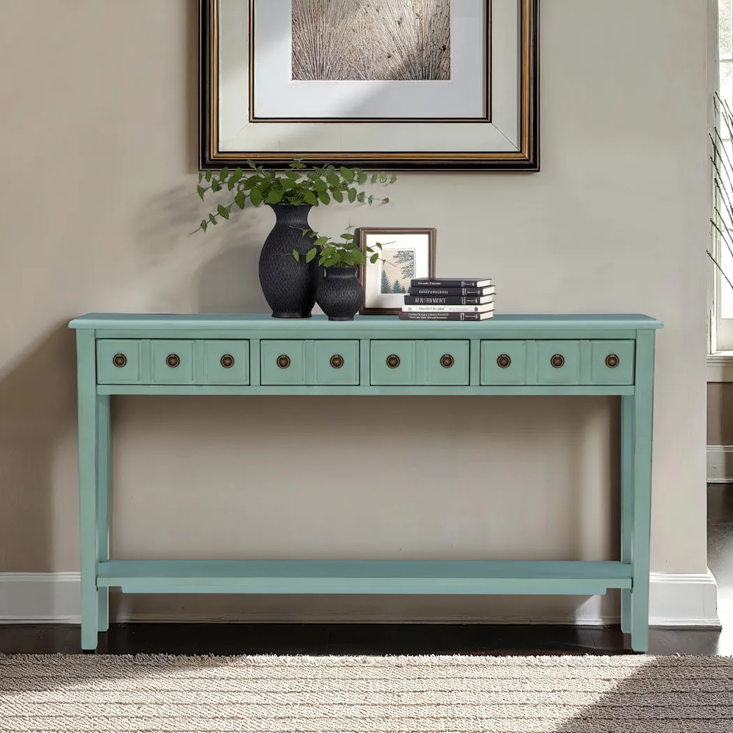 Artou Teal Console Table - Image 2