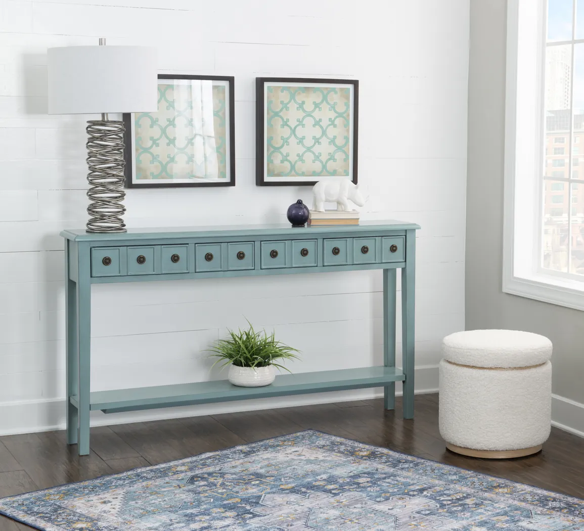 Artou Teal Console Table - Image 3