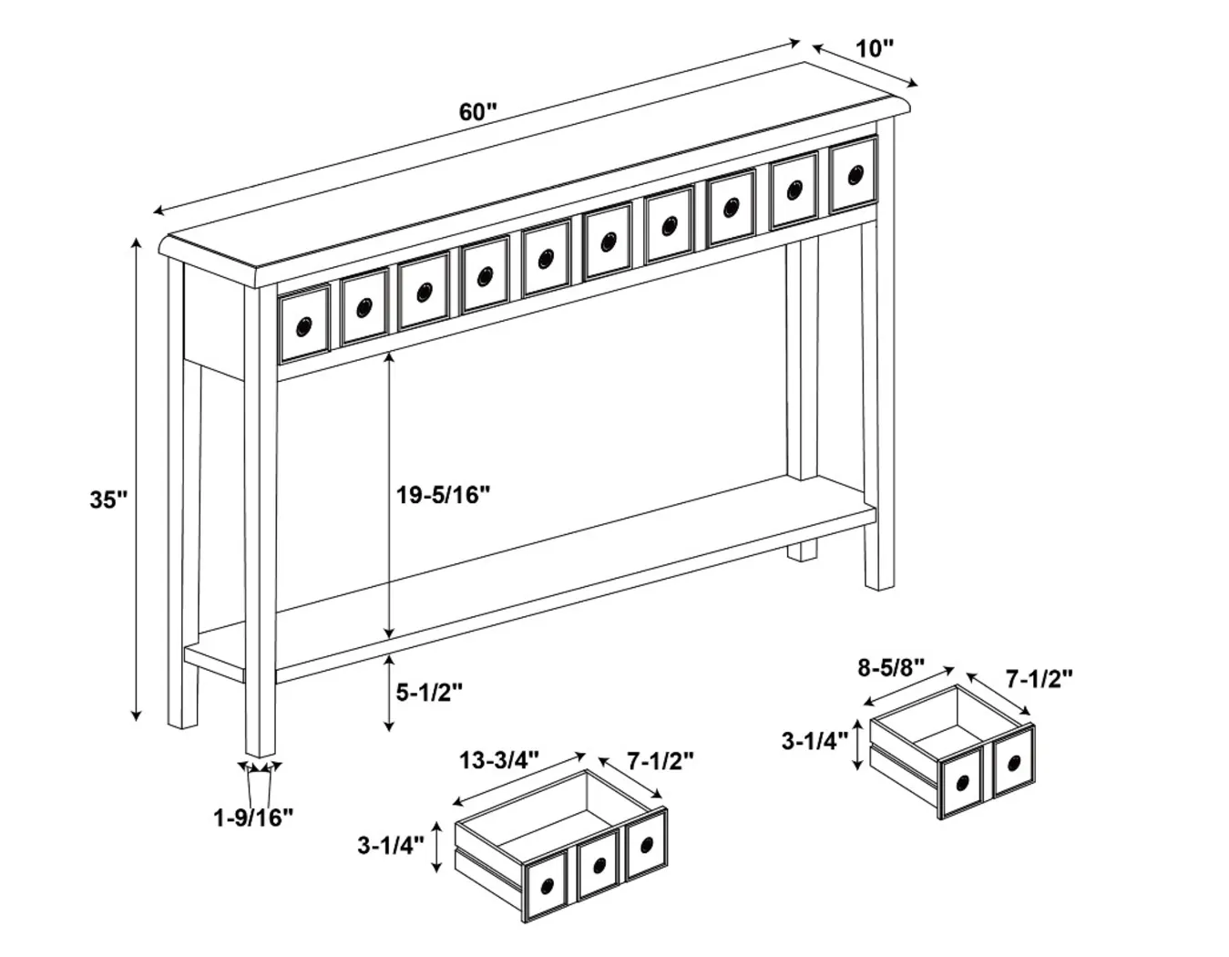Artou White Console Table - Image 9