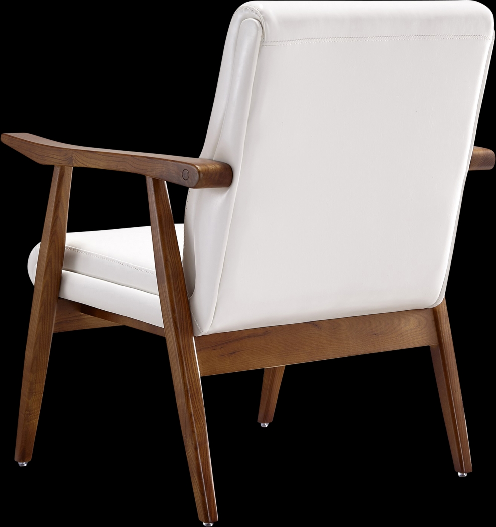 Arttessian White Accent Chair - Thumbnail - Image 4