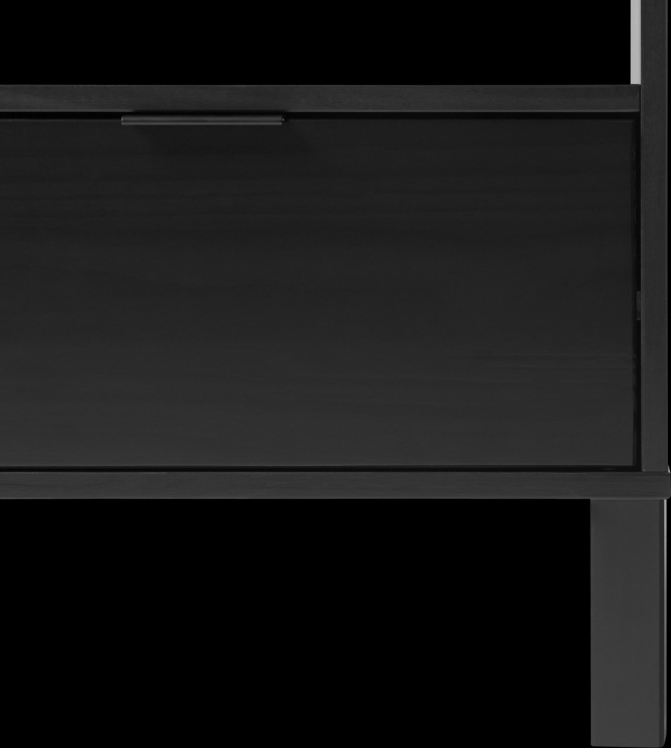 Artwin Black Nightstand - Thumbnail - Image 4