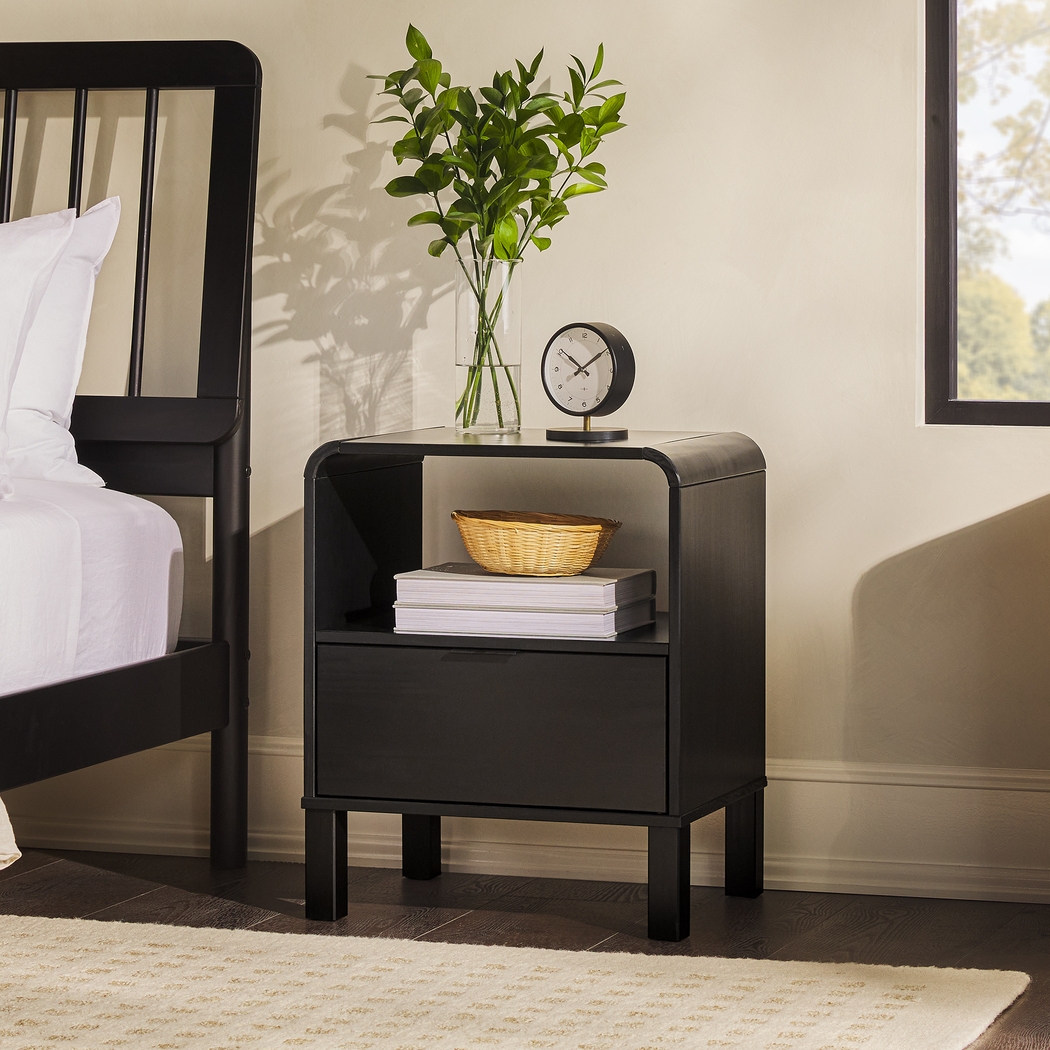 Artwin Black Nightstand - Thumbnail - Image 5