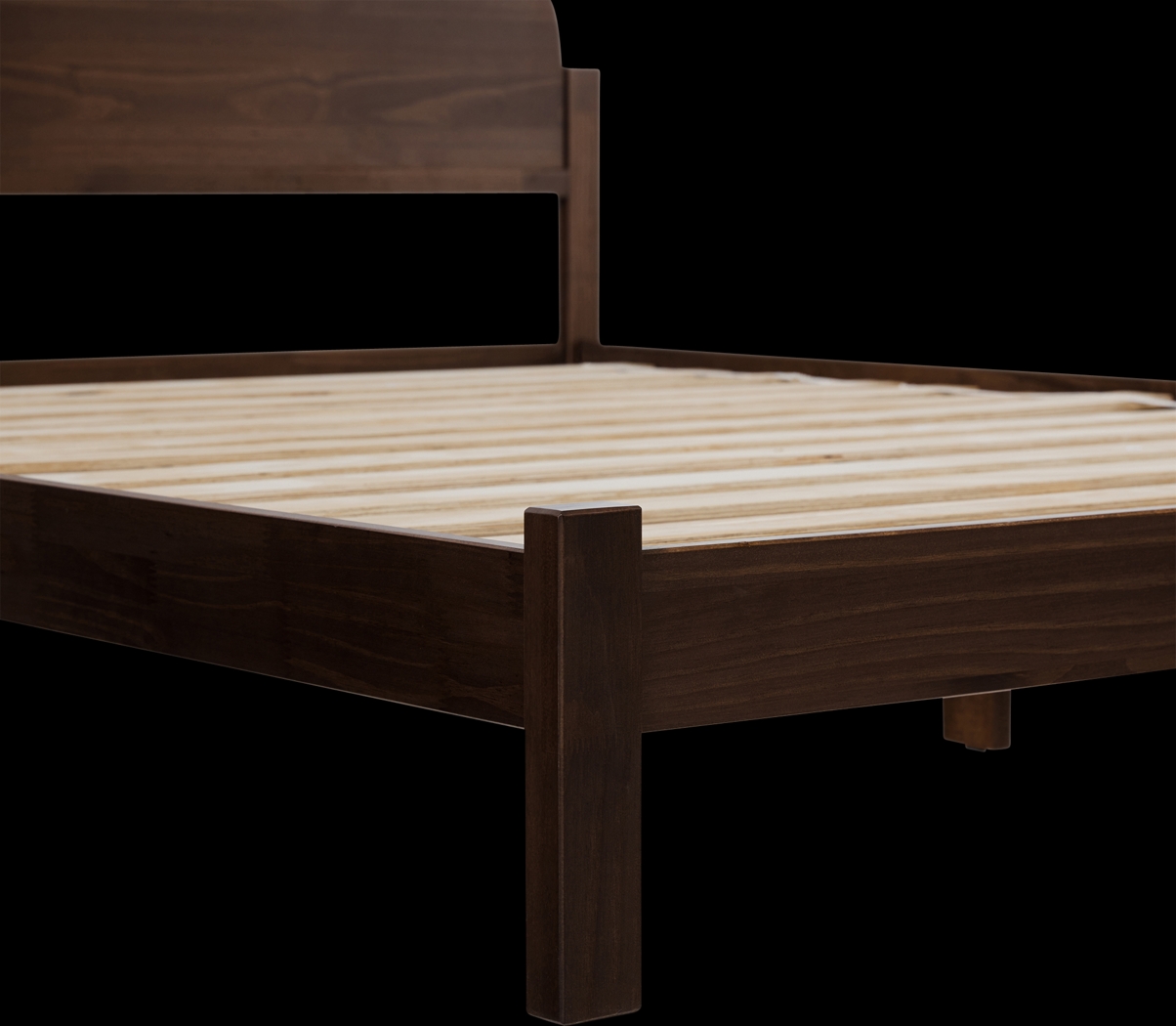 Artwin Brown Queen Bed - Thumbnail - Image 4