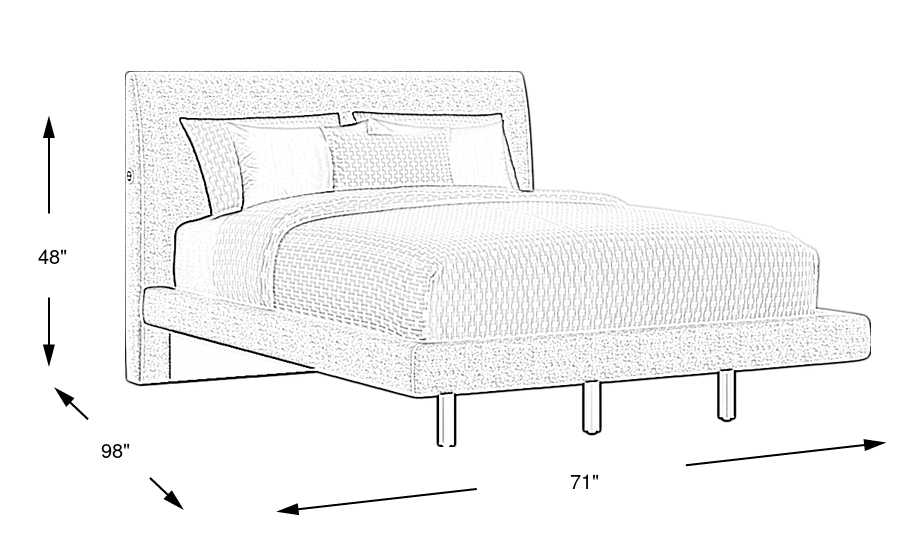 Dimension Image. Please refer to the Dimension Tab on this page for dimension details.