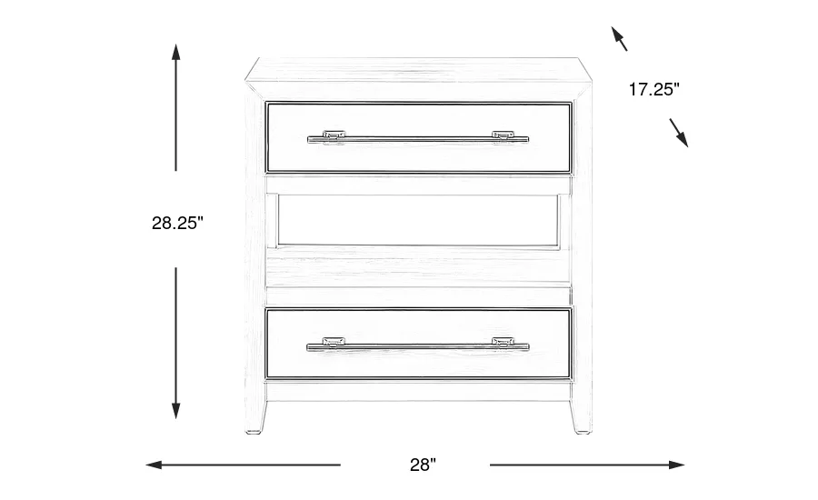 Dimension Image. Please refer to the Dimension Tab on this page for dimension details.